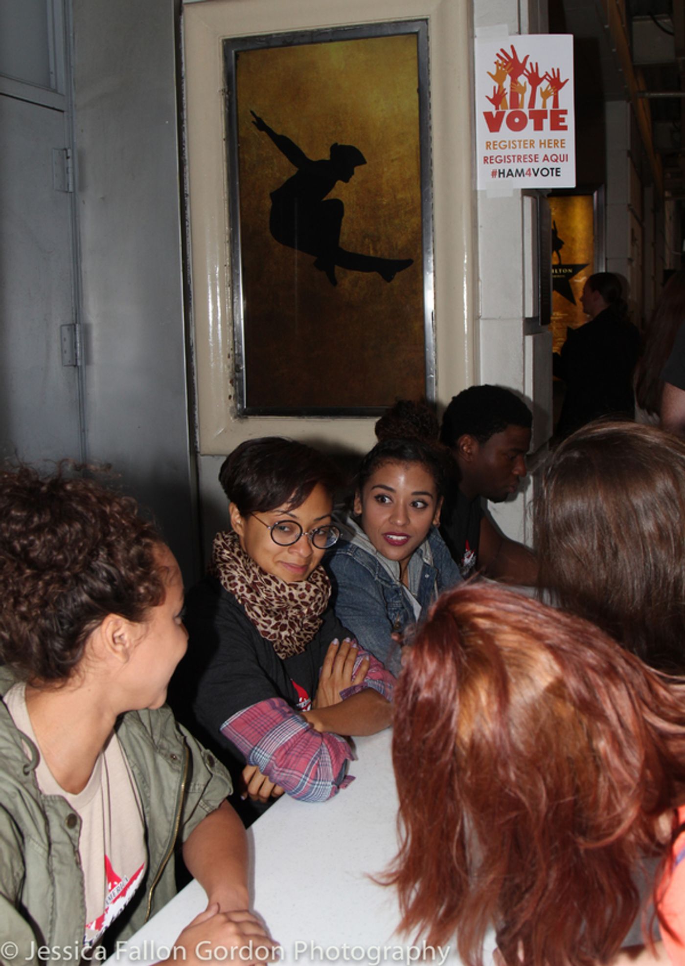 Photo Coverage: HAMILTON Cast Helps Voters Prepare for Election Day!  Image