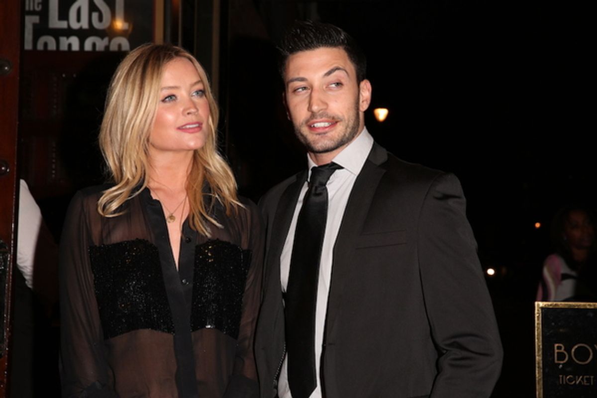 Laura Whitmore and Giovanni Pernice at 