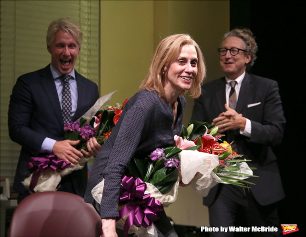 Blake West, Judith Light and Bernard Telsey  at 