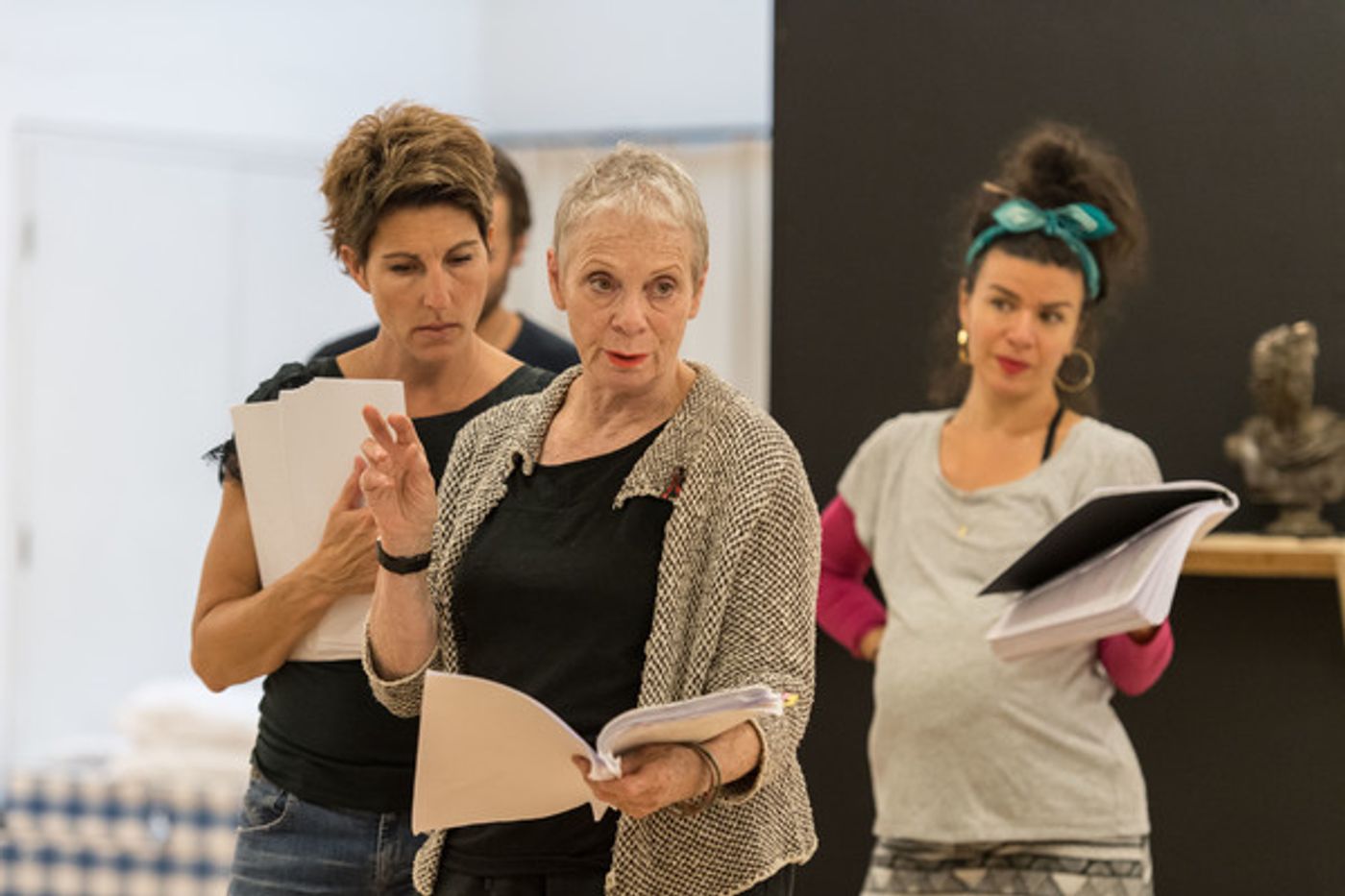 Photo Flash: In Rehearsal with Tamsin Greig and More for 'THE INTELLIGENT HOMOSEXUAL'S GUIDE...' at Hampstead  Image