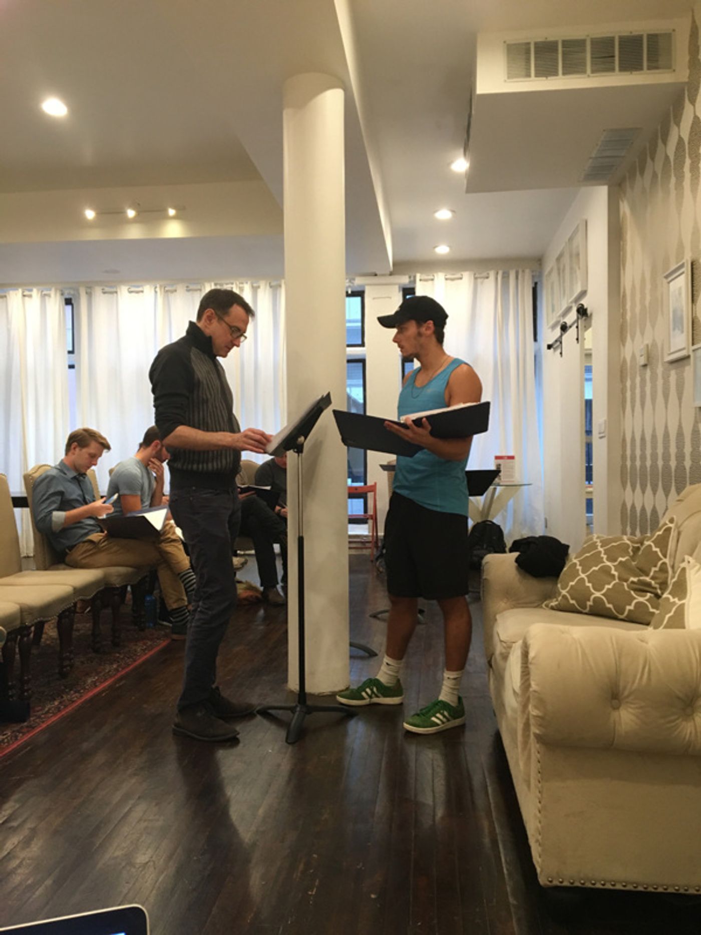 Photo Flash: In Rehearsal for THE WRONG BOX Staged Reading  Image