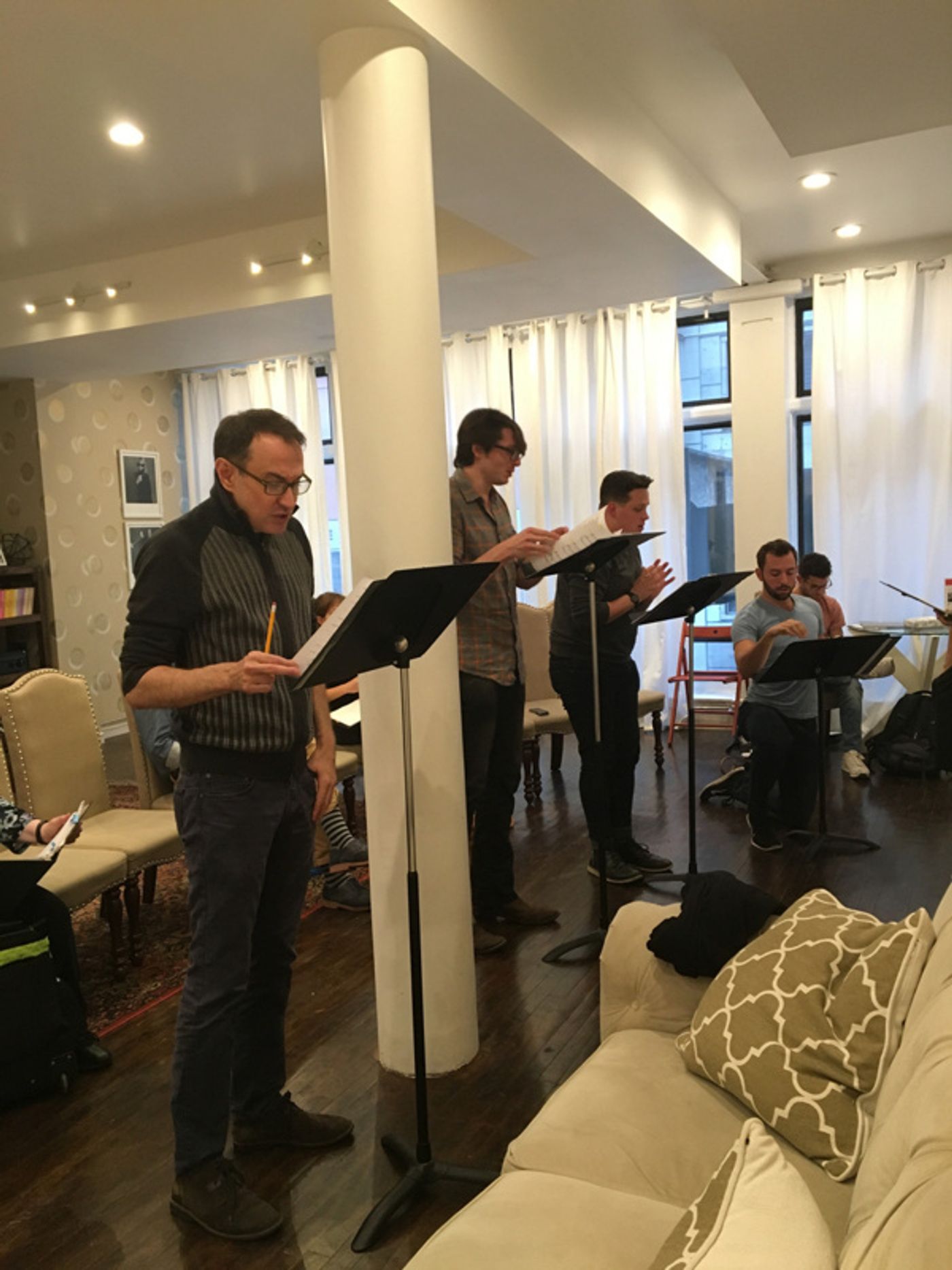 Photo Flash: In Rehearsal for THE WRONG BOX Staged Reading  Image