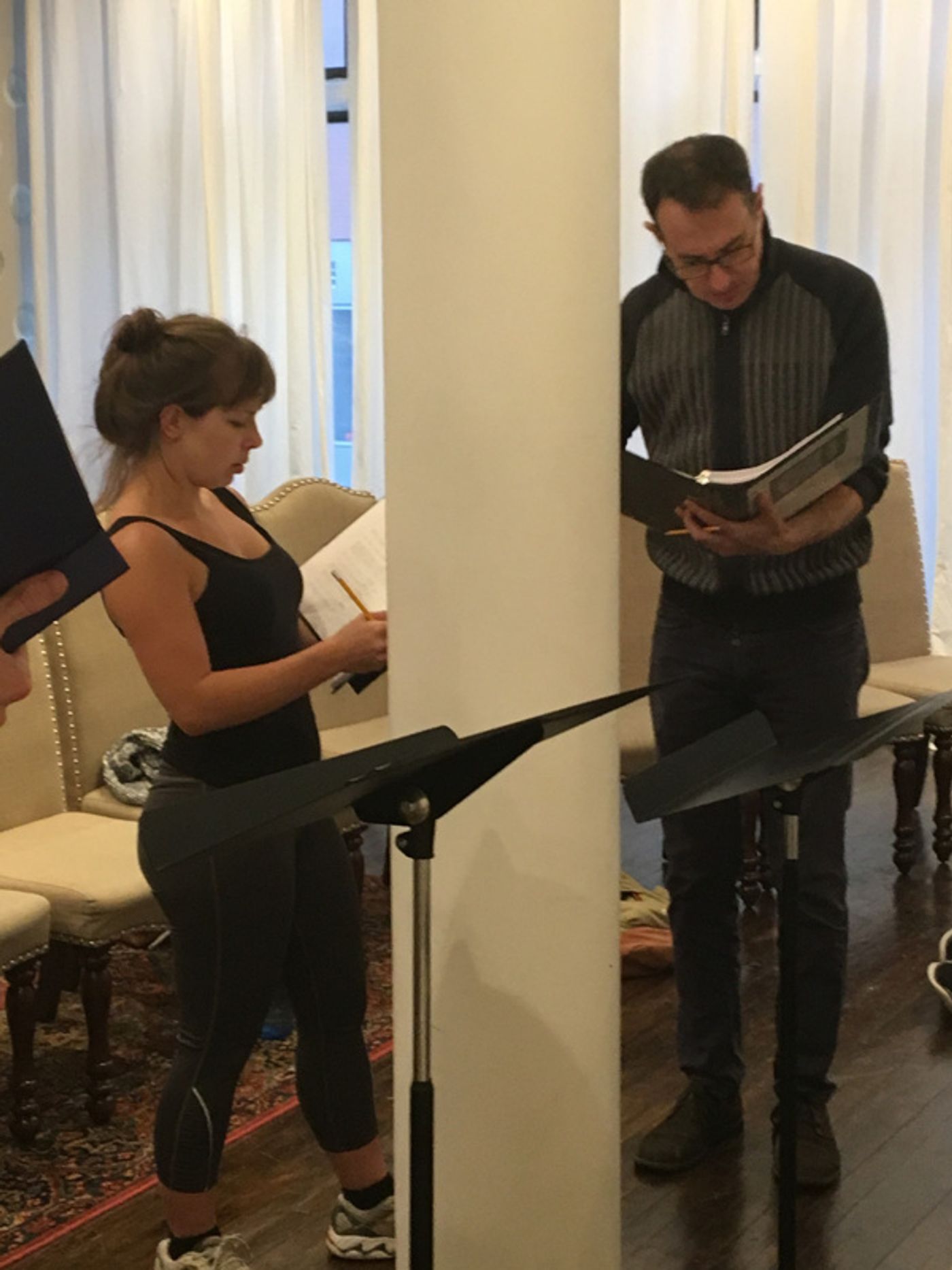 Photo Flash: In Rehearsal for THE WRONG BOX Staged Reading  Image