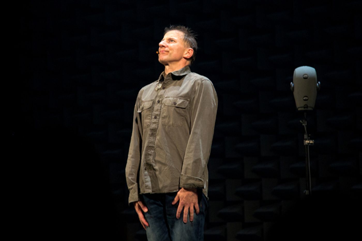 Photo Coverage: Simon McBurney Takes Opening Night Bows in THE ENCOUNTER on Broadway!  Image