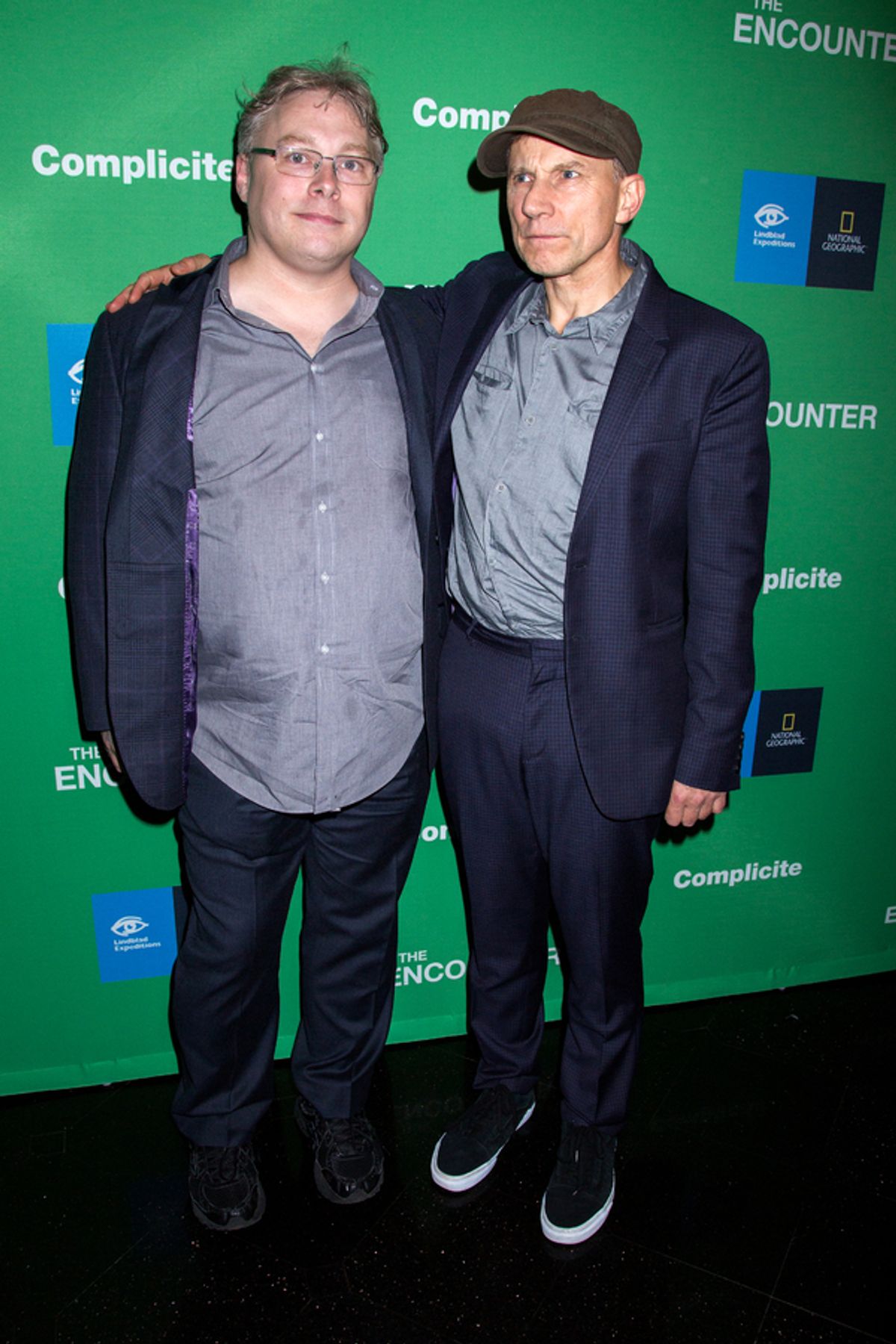 Gareth Fry, Simon McBurney at 