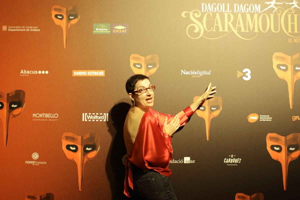 Llol Bertran at Estreno de SCARAMOUCHE en el Teatre Victòria