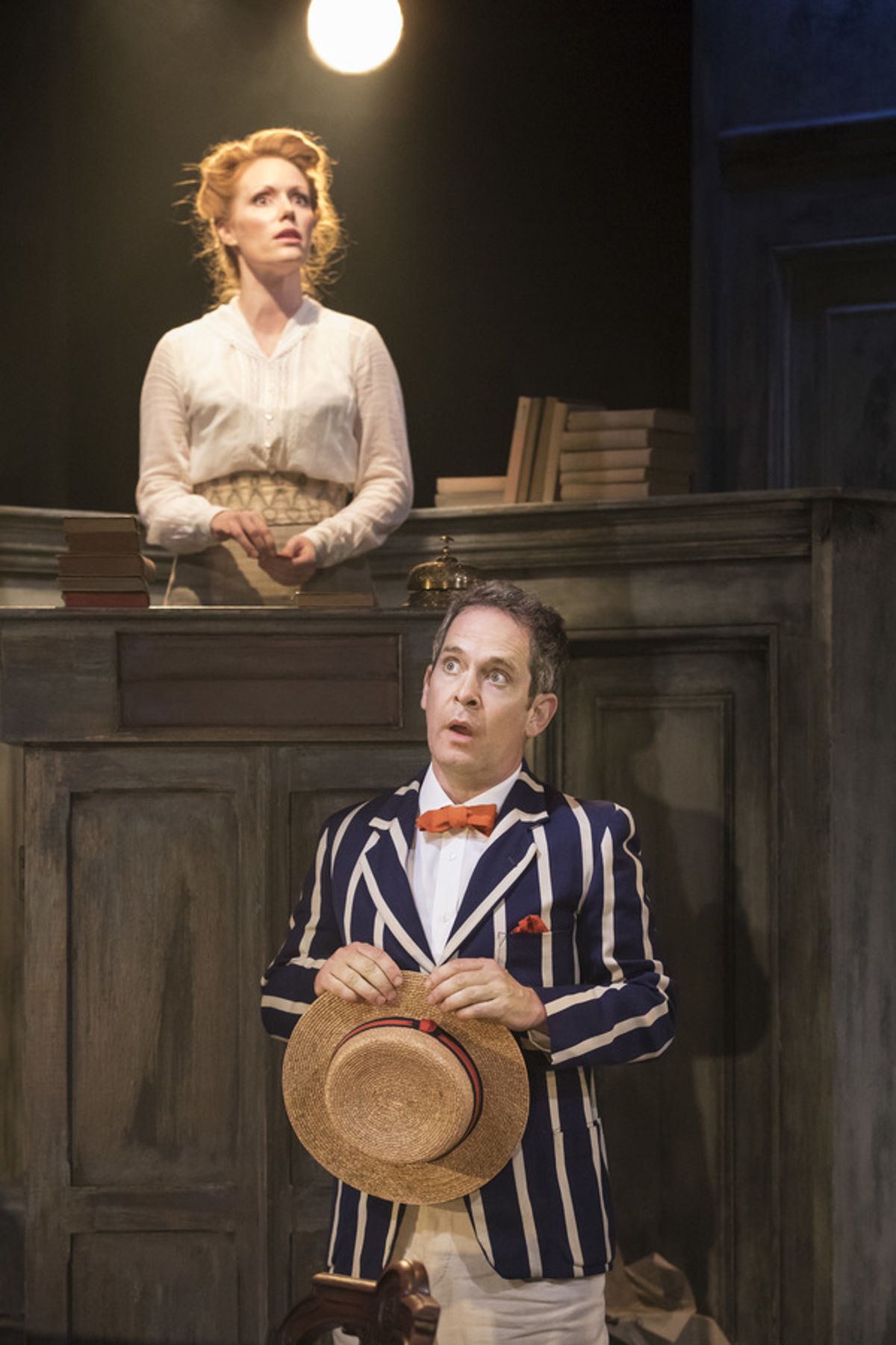 Clare Foster and Tom Hollander at 