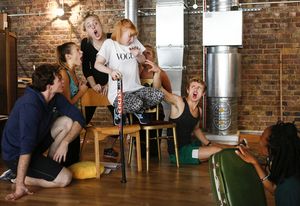 Sam Barrett, Rebekah Lowing, Aimee Hodnett, Rachel Anne Rayham, Laura Mansell and Glen Facey @ BroadwayWorld Sam Barrett, Rebekah Lowing, Aimee Hodnett, Rachel Anne Rayham, Laura Mansell and Gle Photo