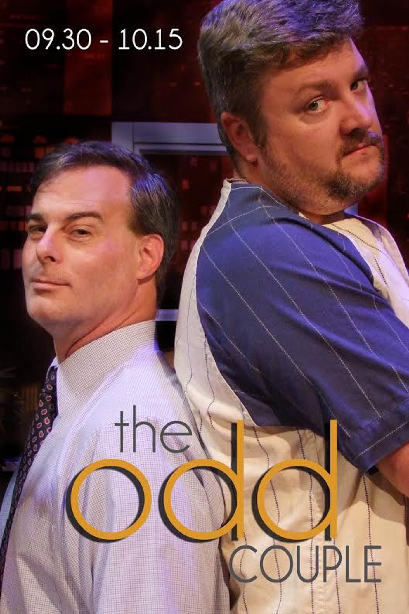 Smith, Verbeten Star in ACCC's ODD COUPLE, Opening Tonight  Image