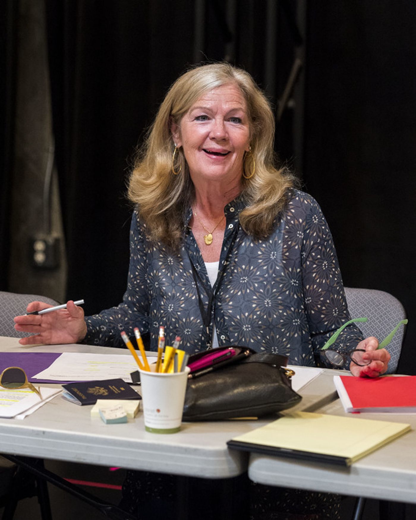 Photo Flash: In Rehearsal with Jon Robin Baitz's VICUNA World Premiere at the Douglas  Image