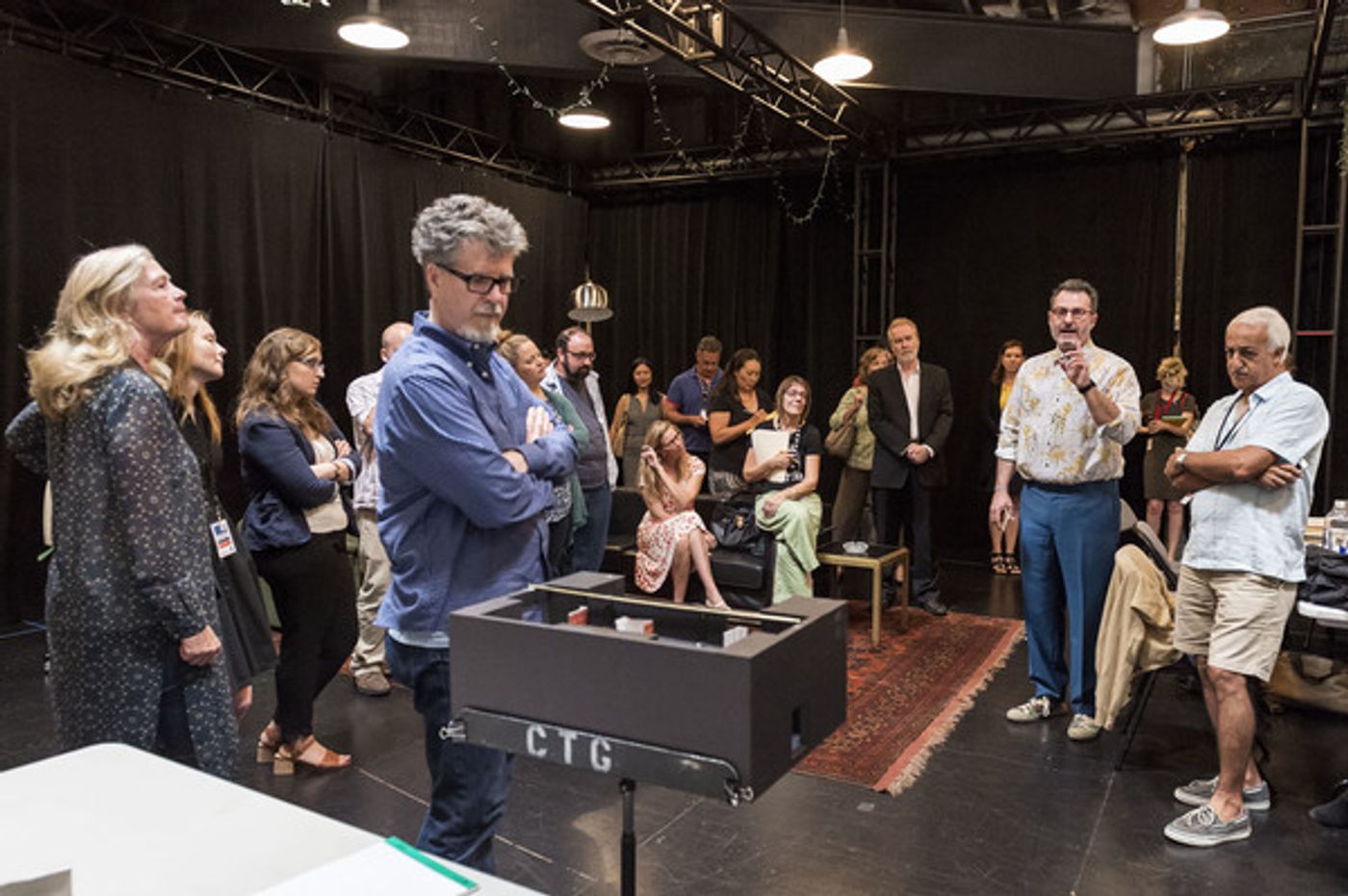 Photo Flash: In Rehearsal with Jon Robin Baitz's VICUNA World Premiere at the Douglas  Image