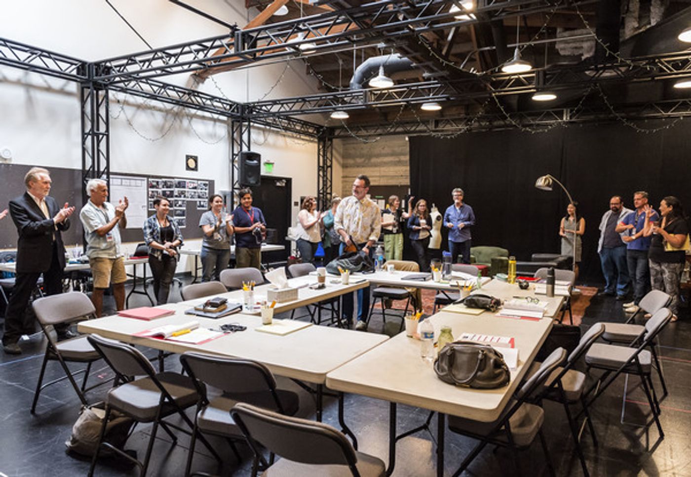 Photo Flash: In Rehearsal with Jon Robin Baitz's VICUNA World Premiere at the Douglas  Image