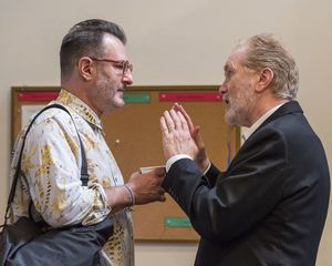 Jon Robin Baitz and Harry Groener @ BroadwayWorld Jon Robin Baitz and Harry Groener Photo