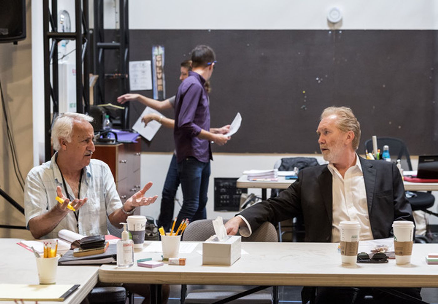 Photo Flash: In Rehearsal with Jon Robin Baitz's VICUNA World Premiere at the Douglas  Image