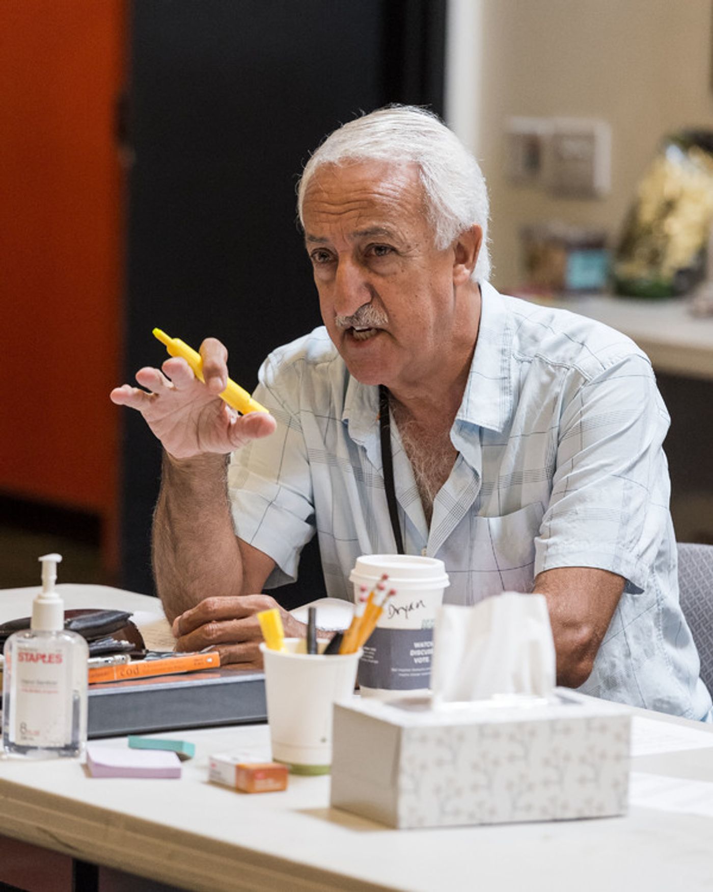 Photo Flash: In Rehearsal with Jon Robin Baitz's VICUNA World Premiere at the Douglas  Image