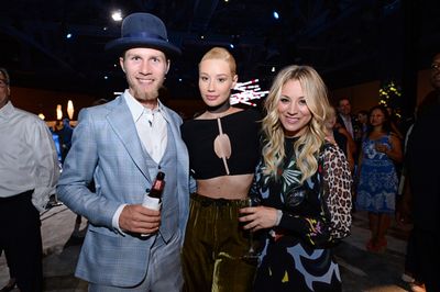 Karl Cook, Iggy Azalea and Kaley Cuoco Photo