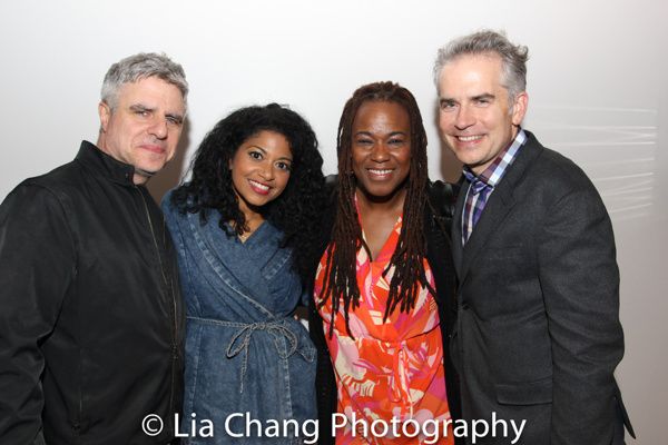 MARIE AND ROSETTA director Neil Pepe with his stars Rebecca Naomi Jones and Kecia Lew Photo