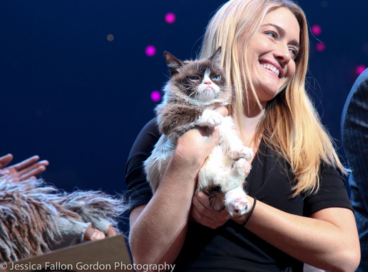 Grumpy Cat with Tabatha Bundesen at 