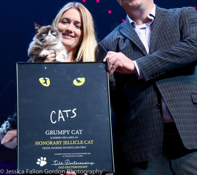 Grumpy Cat with Tabatha Bundesen Photo