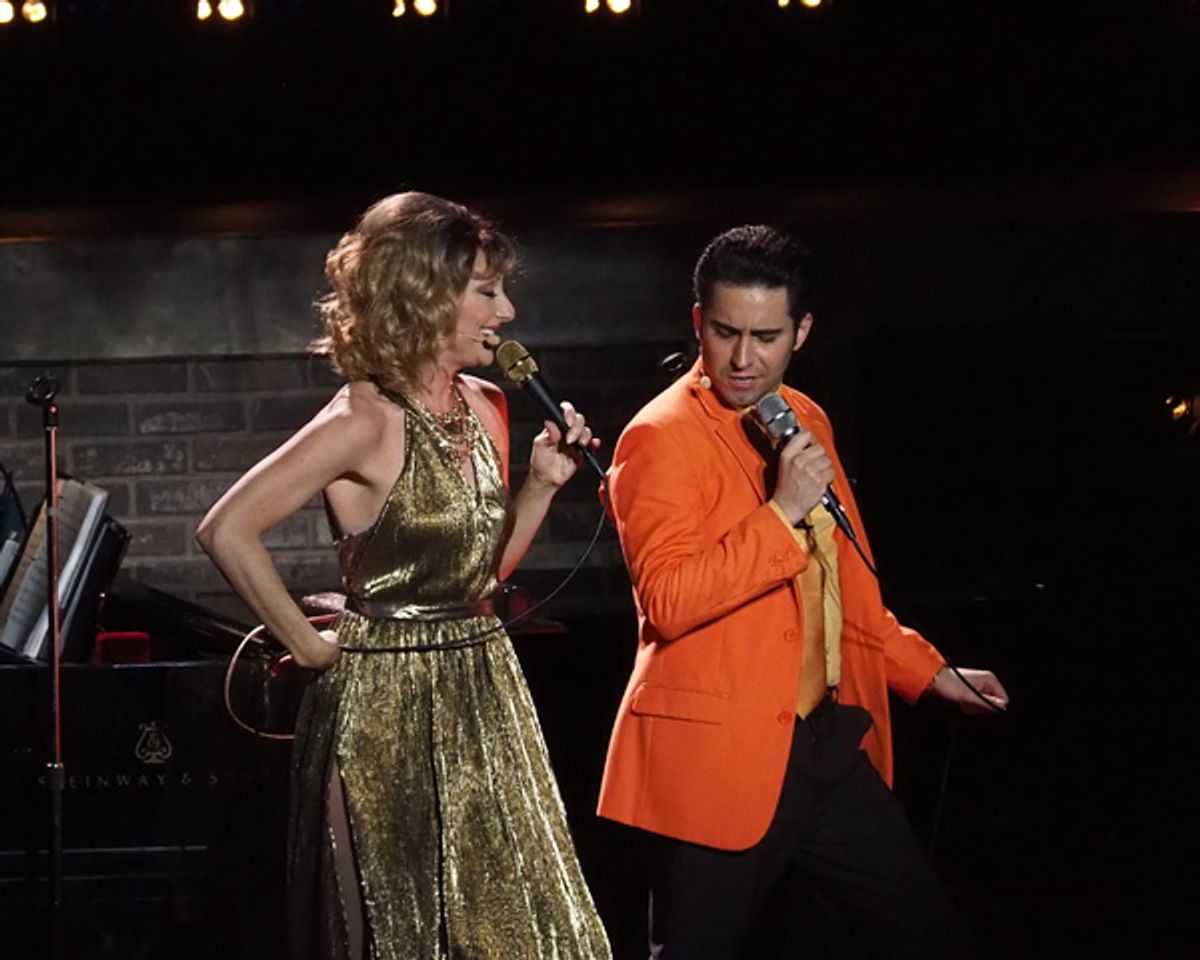 Carmen Cusack and John Lloyd Young at 