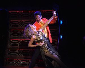 Carmen Cusack and John Lloyd Young Photo