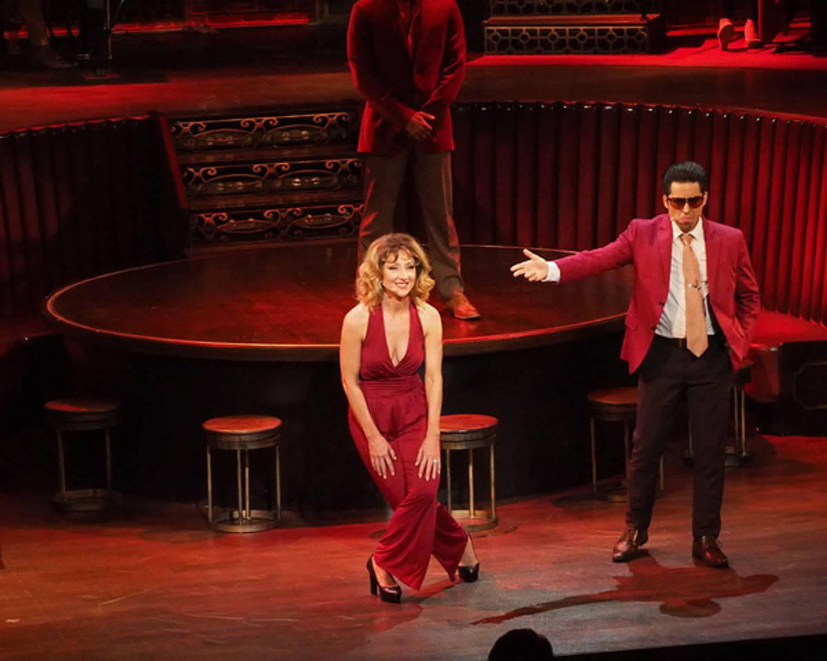 Carmen Cusack and John Lloyd Young at 