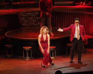 Carmen Cusack and John Lloyd Young Photo