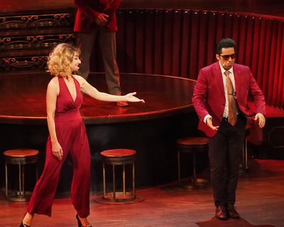 Carmen Cusack and John Lloyd Young Photo