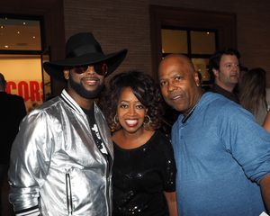 B. Slade, Jennifer Leigh Warren, and Peter Wise Photo