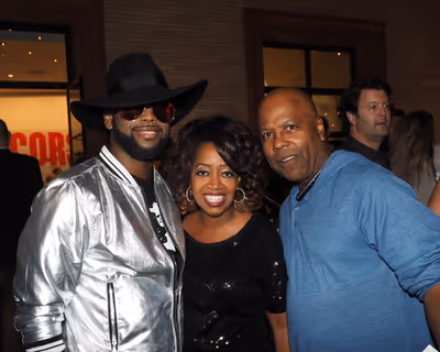 B. Slade, Jennifer Leigh Warren, and Peter Wise Photo