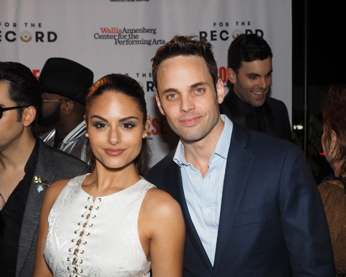 Pia Toscano and Justin Mortelliti at 