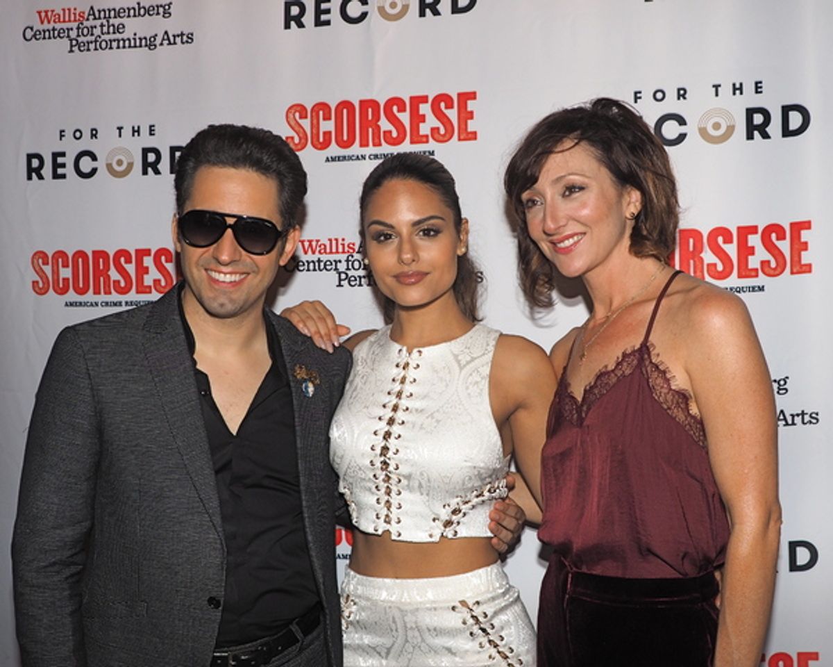 John Lloyd Young, Pia Toscano, and Carmen Cusack at 