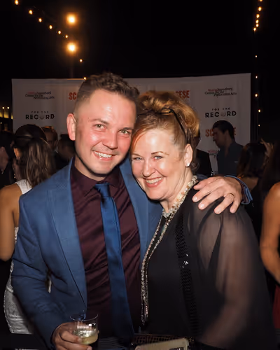 Shane Scheel and Producer Siobhan O'Neill Photo