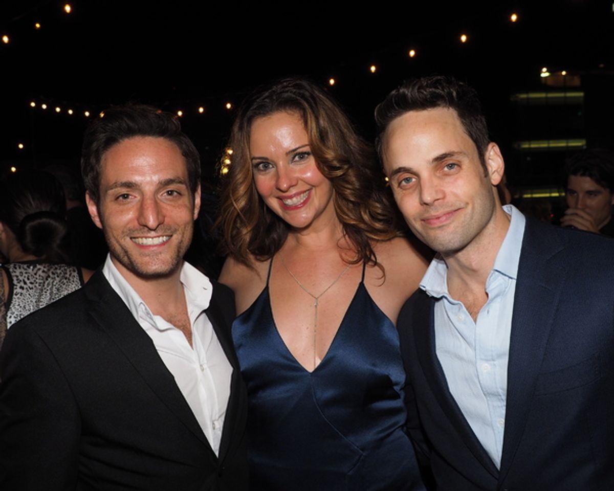 Ben D. Goldberg, Ginifer King, and Justin Mortelliti at 