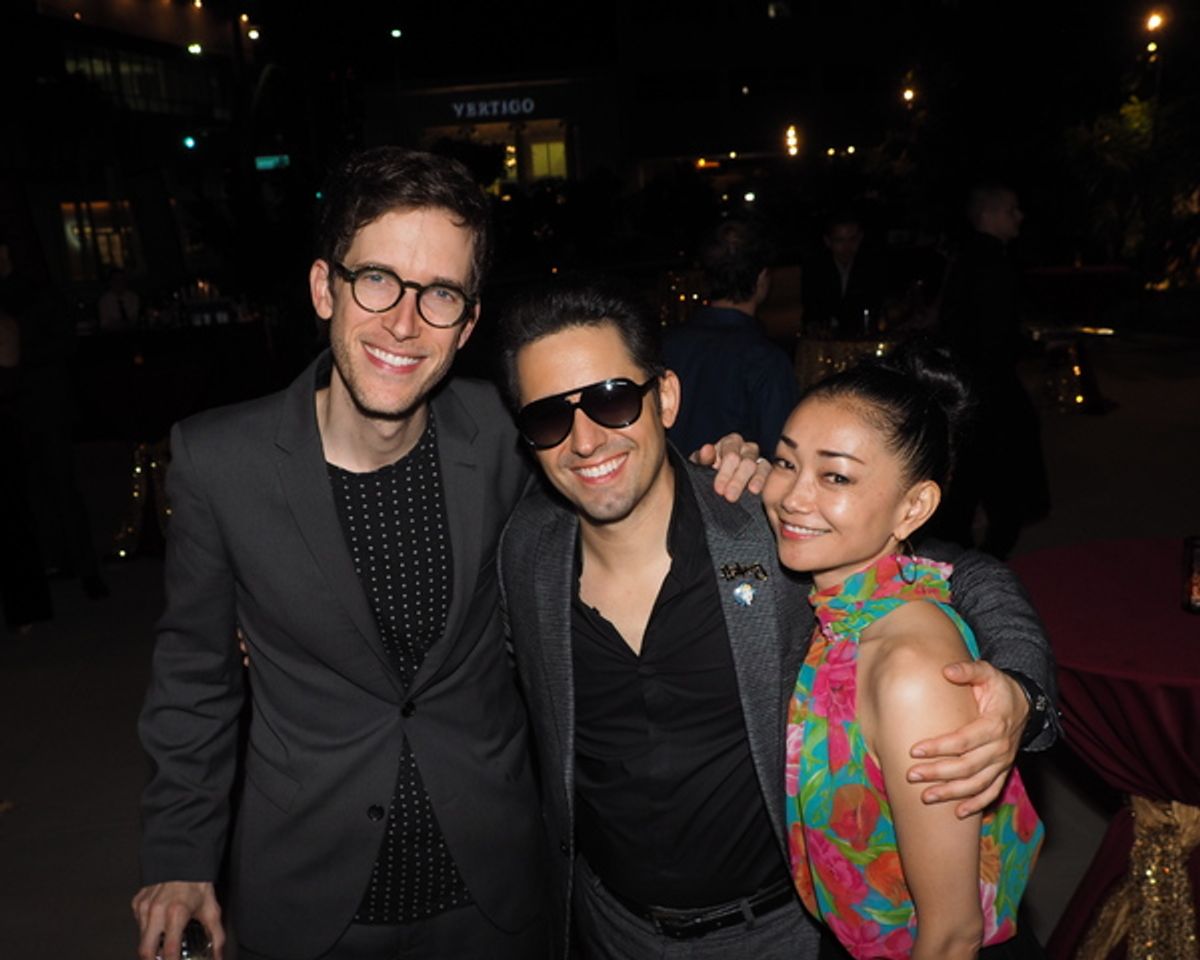 Anderson Davis, John Lloyd Young, and Sumie Maeda at 