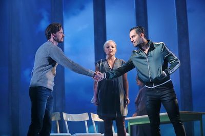 Norman Bowman, Kerry Ellis and Ramin Karimloo Photo