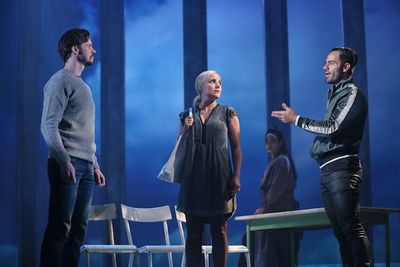 Norman Bowman, Kerry Ellis, Victoria Hamilton-Barritt and Ramin Karimloo Photo