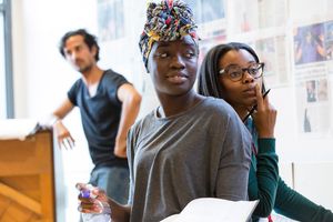 Madeline Appiah  and Lacharne Jolly Photo