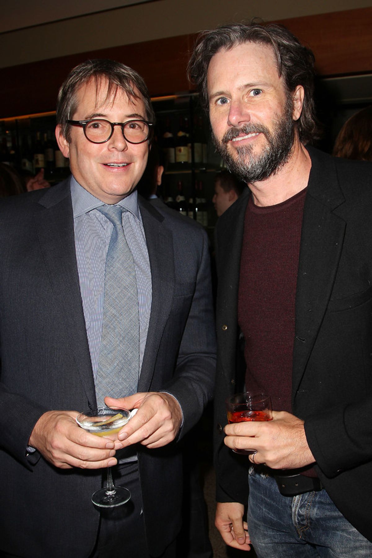 Matthew Broderick and Josh Hamilton
 at 
