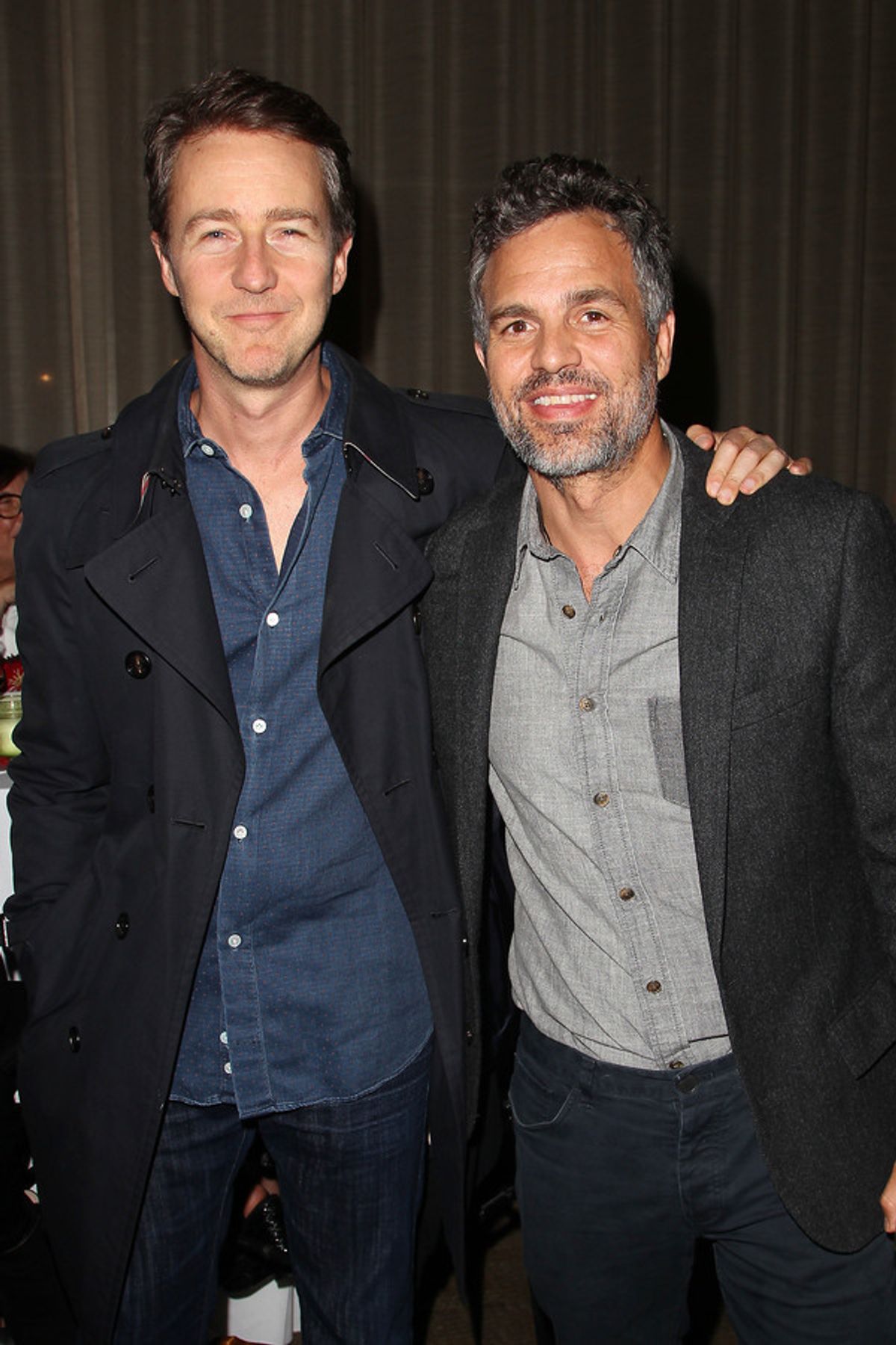 Edward Norton and Mark Ruffalo at 