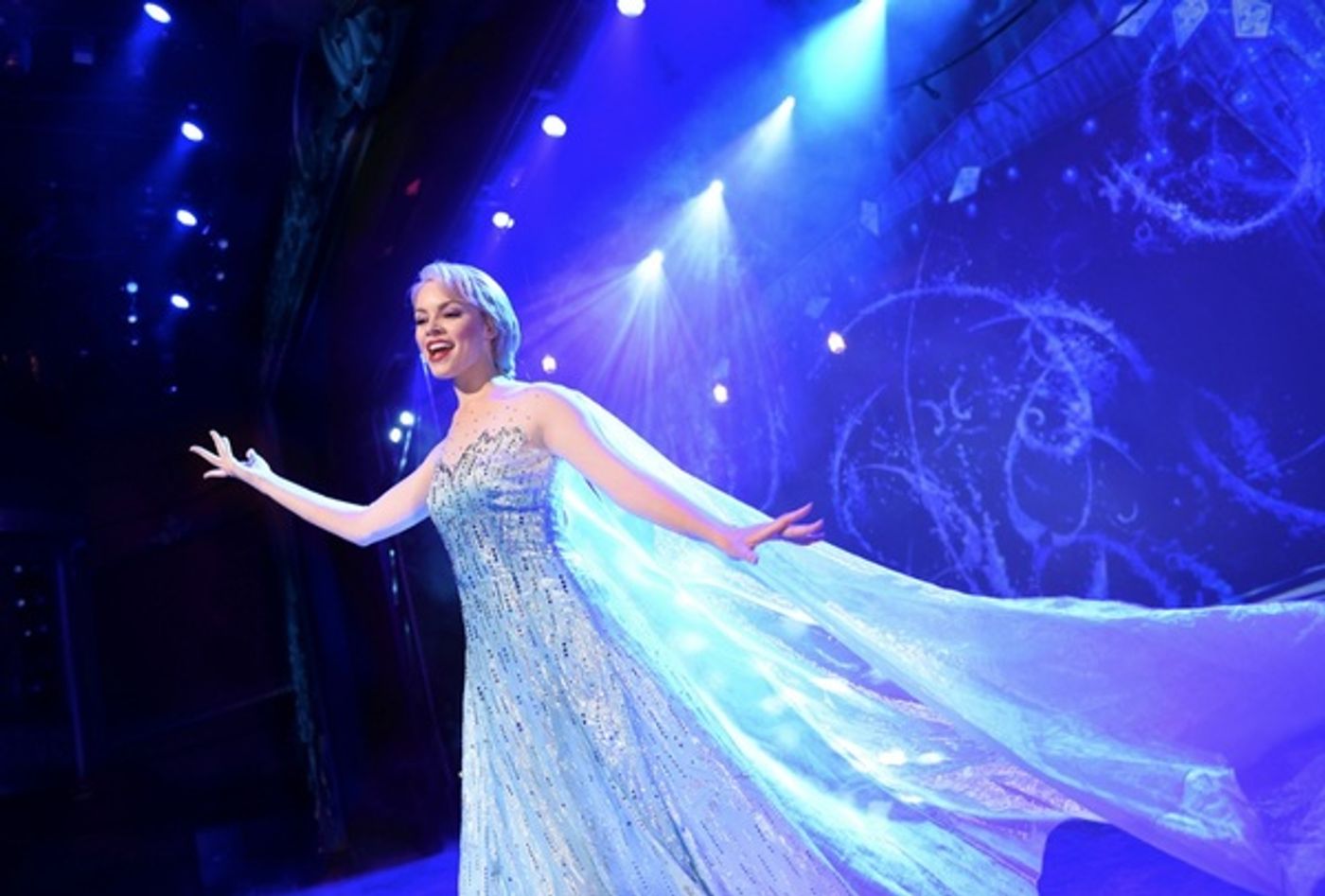 Photo Flash: First Look - Elsa Soars in Disney Cruise Line's FROZEN MUSICAL SPECTACULAR Image