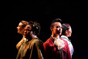 Tien Doman, BrittneyLove Smith, Emjoy Gavino and Deanna Myers  Photo