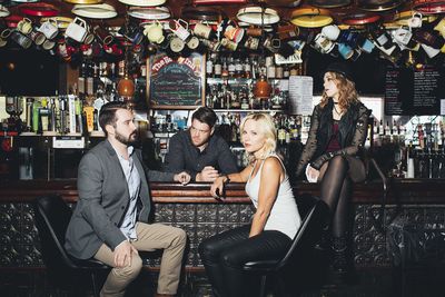 John E. Jones, Thomas Gjere, Leanne Hill Carlson, Mackenzie Dehmer. Photo