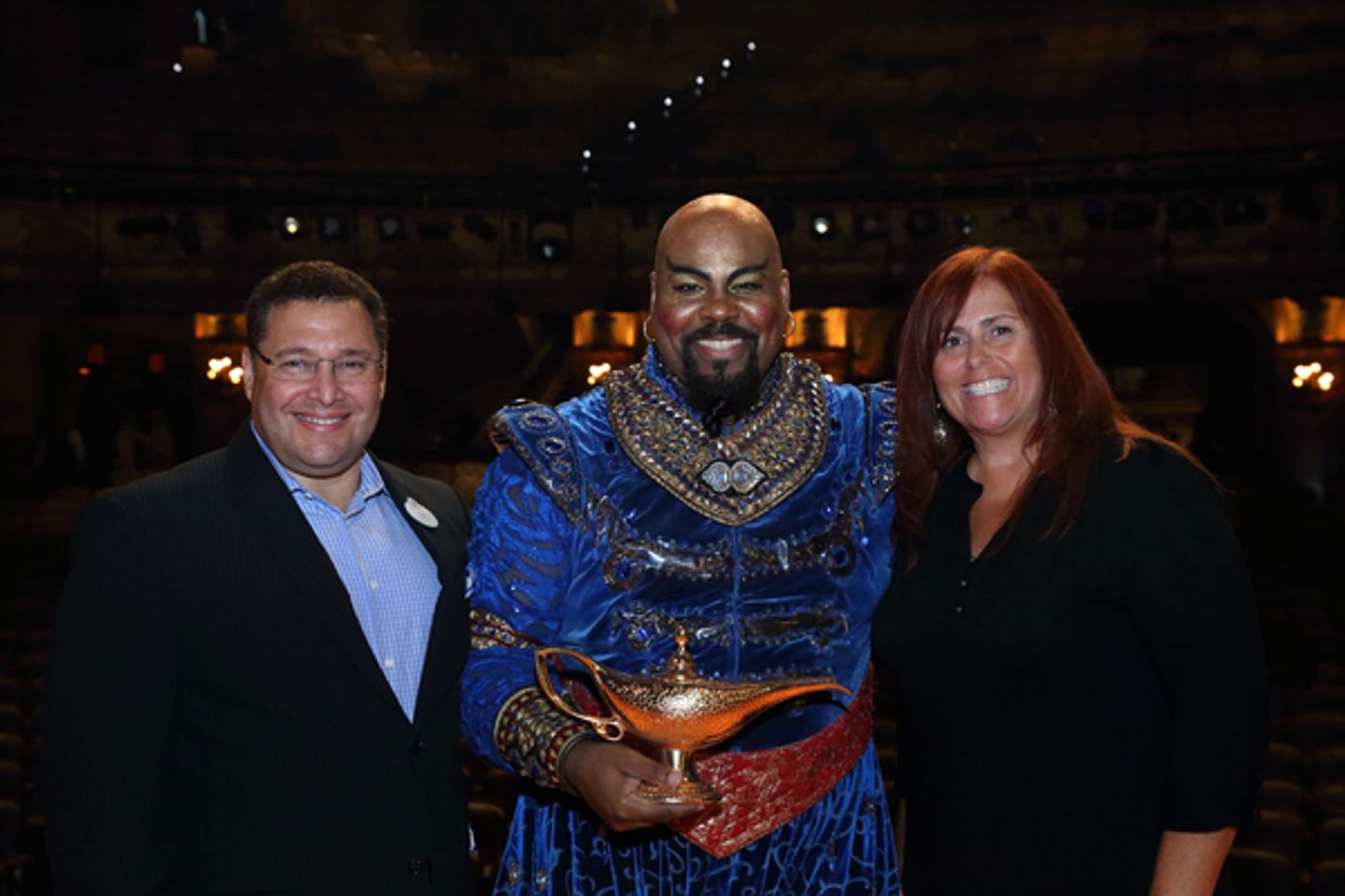 Photo Flash: Genie Grants 'Make-a-Wishes' at Special ALADDIN Performance  Image
