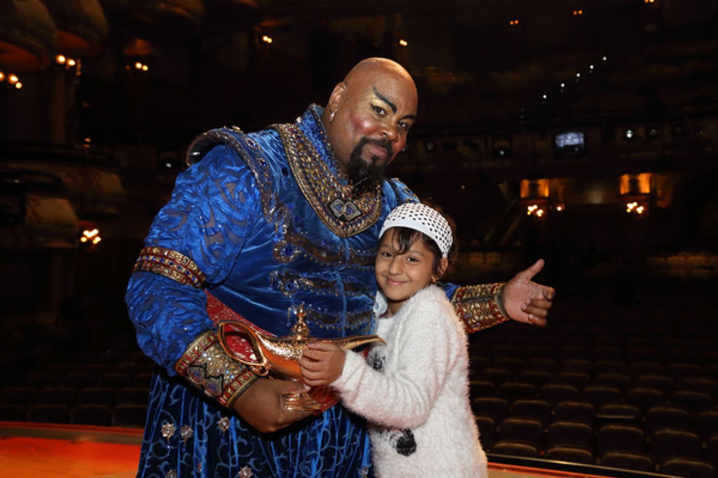 Photo Flash: Genie Grants 'Make-a-Wishes' at Special ALADDIN Performance  Image