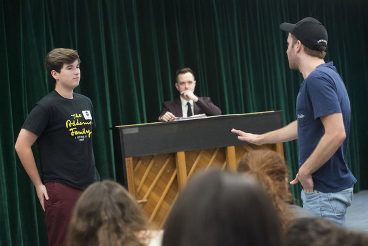 Ben Rauhala, Ben Platt and Student  at 