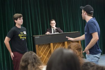 Ben Rauhala, Ben Platt and Student  Photo