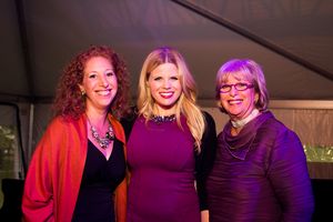 Hope Horwitz, Broadway and TV star and special guest Megan Hilty, and Sharla Feldsche Photo