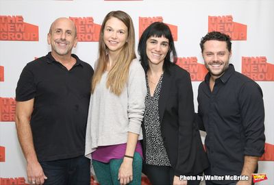 Scott Elliott, Sutton Foster, Leigh Silverman and Joshua Bergasse  Photo