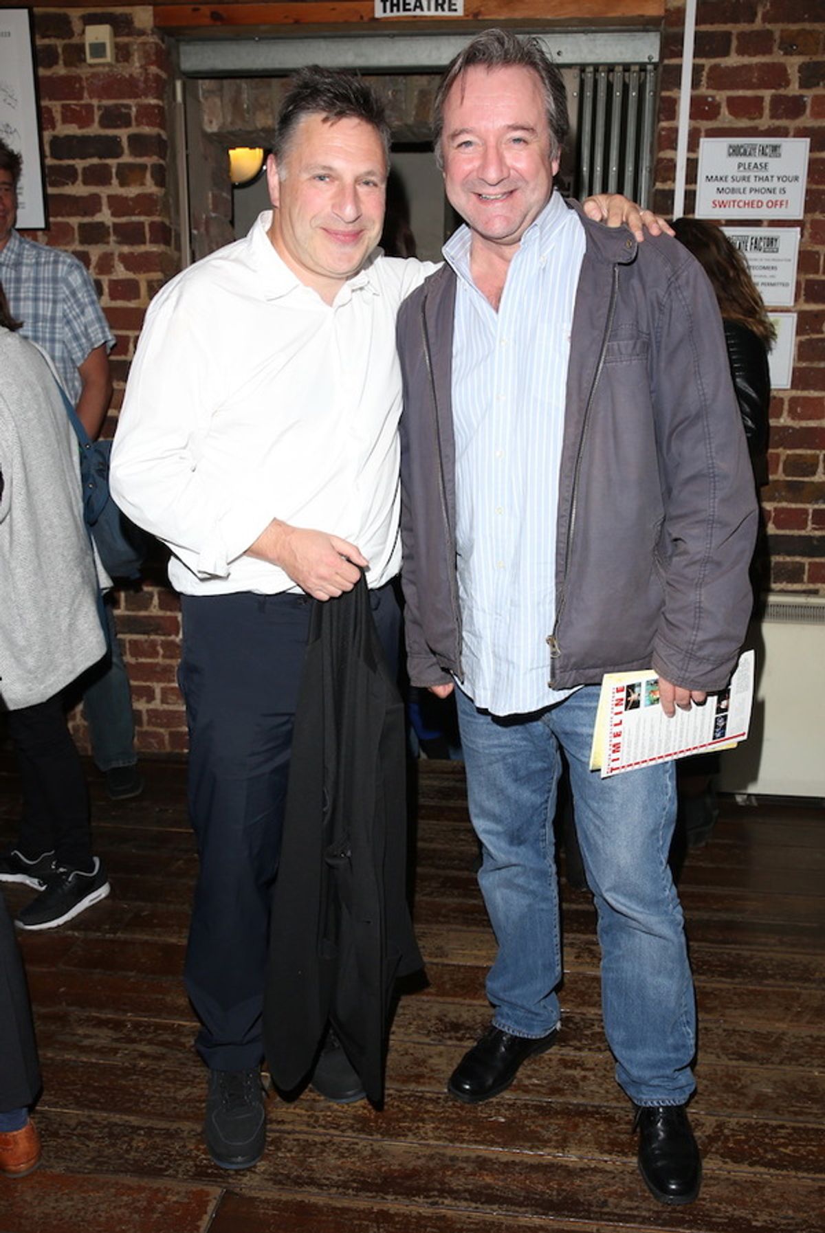 Director Patrick Marber and Neil Pearson at 